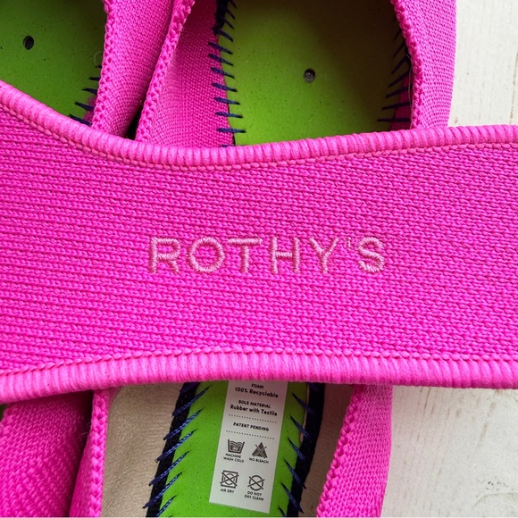 Rothy's | The Point Flats, Dragonfruit (Bright Fuchsia) - Picture 11 of 11